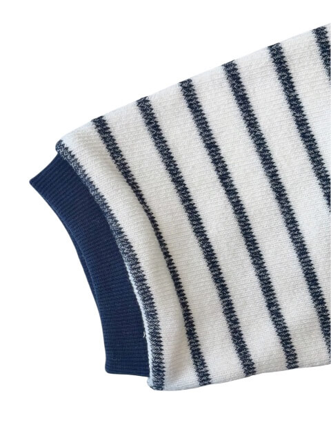 差し編みパイルボーダー　クルー   ブランドのドッグデプト/DOG DEPT