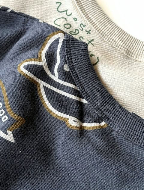 HELLO.MAX総柄ロゴクルー   ブランドのドッグデプト/DOG DEPT