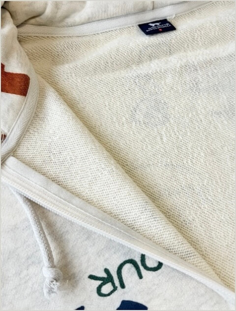 HELLO.MAX総柄ロゴジップパーカー ブランドのドッグデプト/DOG DEPT