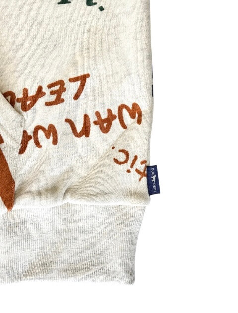 HELLO.MAX総柄ロゴジップパーカー ブランドのドッグデプト/DOG DEPT