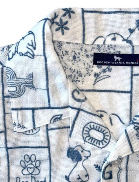 エンブロイダリー 刺繍半袖シャツ ブランドのドッグデプト/DOG DEPT
