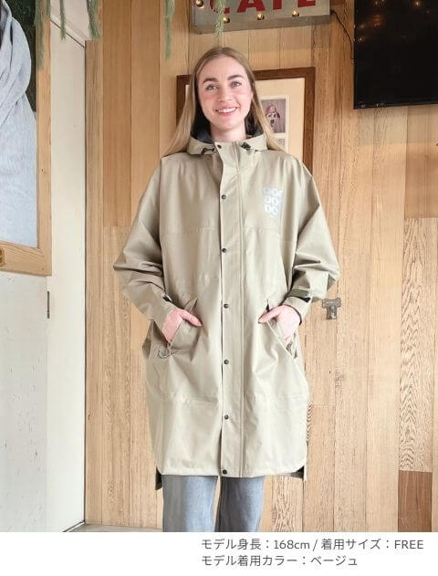 【耐水圧10000mm】レインコート  ブランドのドッグデプト/DOG DEPT