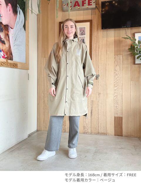 【耐水圧10000mm】レインコート  ブランドのドッグデプト/DOG DEPT