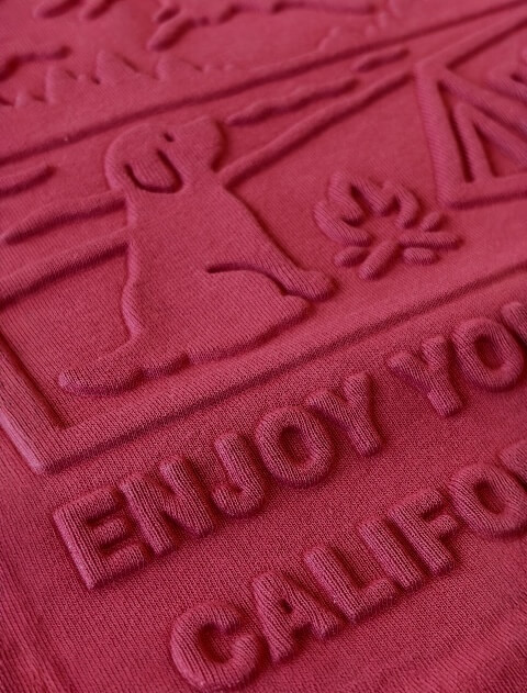 エンボス加工ロンT  ブランドのドッグデプト/DOG DEPT