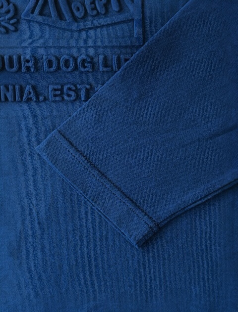 エンボス加工ロンT  ブランドのドッグデプト/DOG DEPT