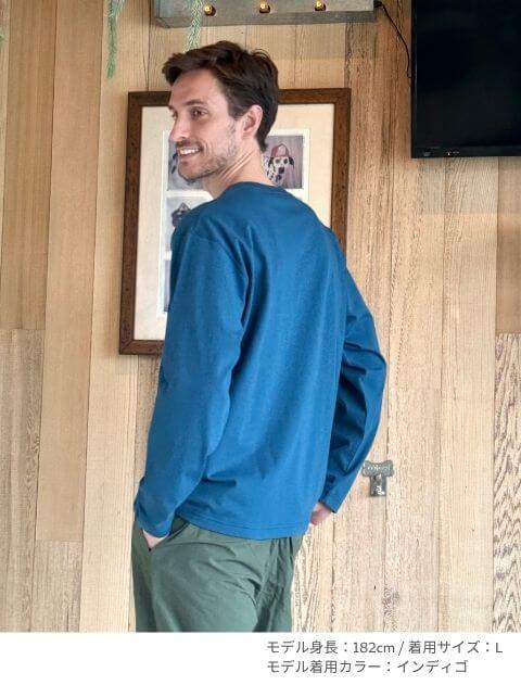 エンボス加工ロンT  ブランドのドッグデプト/DOG DEPT