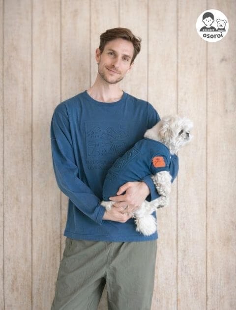 エンボス加工ロンT  ブランドのドッグデプト/DOG DEPT