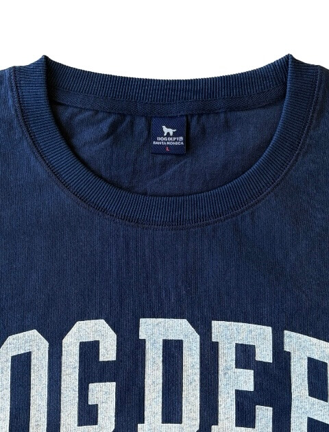 ロゴ＆ナンバーロンT  ブランドのドッグデプト/DOG DEPT