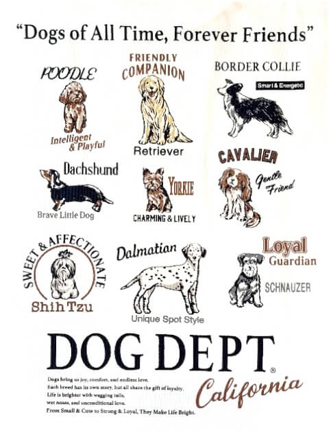 dog of alltime,forever friends ロンT  ブランドのドッグデプト/DOG DEPT