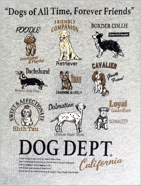 dog of alltime,forever friends ロンT  ブランドのドッグデプト/DOG DEPT