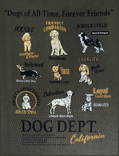 dog of alltime,forever friends ロンT  ブランドのドッグデプト/DOG DEPT