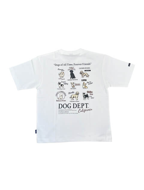 dog of alltime,forever friends No.1 Tシャツ  ブランドのドッグデプト/DOG DEPT