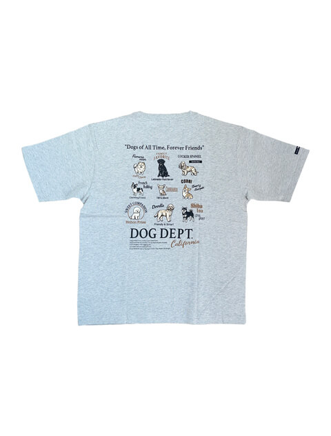 dog of alltime,forever friends No.1 Tシャツ  ブランドのドッグデプト/DOG DEPT