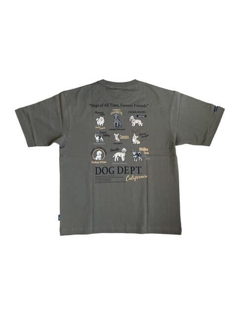 dog of alltime,forever friends No.1 Tシャツ  ブランドのドッグデプト/DOG DEPT