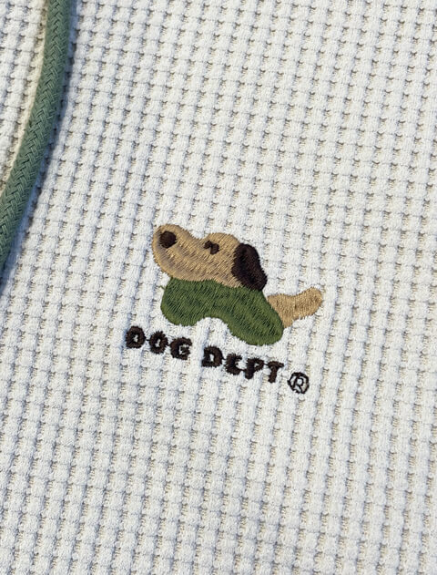 DOG CAMOハイテンションワッフル　ジップパーカー   ブランドのドッグデプト/DOG DEPT