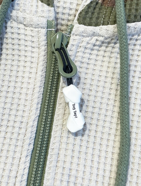 DOG CAMOハイテンションワッフル　ジップパーカー   ブランドのドッグデプト/DOG DEPT