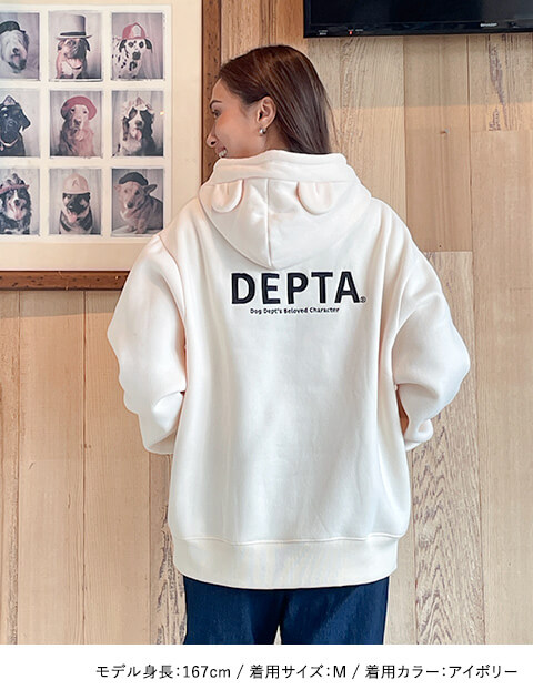 DEPTA　TRANSFORM HOODIE   ブランドのドッグデプト/DOG DEPT