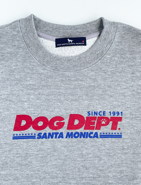 DOG DEPT USA LOGO クルースウェット   ブランドのドッグデプト/DOG DEPT