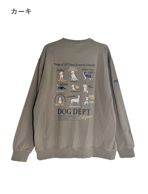 dog of alltime,forever friends No.1 クルースウェット   ブランドのドッグデプト/DOG DEPT