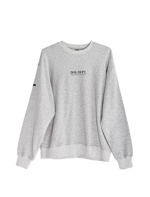 dog of alltime,forever friends No.1 クルースウェット   ブランドのドッグデプト/DOG DEPT
