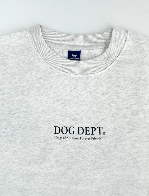 dog of alltime,forever friends No.2クルースウェット ブランドのドッグデプト/DOG DEPT