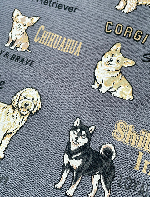 dog of alltime,forever friends No.2クルースウェット ブランドのドッグデプト/DOG DEPT
