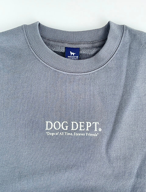 dog of alltime,forever friends No.2クルースウェット ブランドのドッグデプト/DOG DEPT