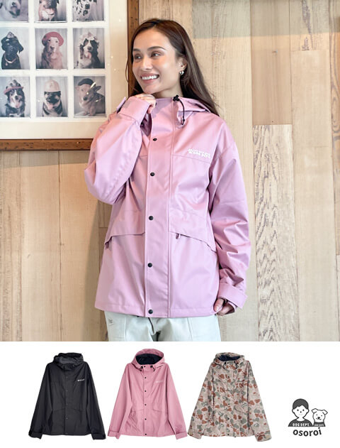 【UNISEX】ストレッチ撥水マウンテンパーカー 