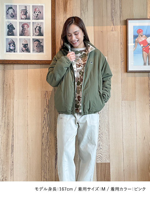 DOG CAMO ボアリバーシブルジャケット ブランドのドッグデプト/DOG DEPT