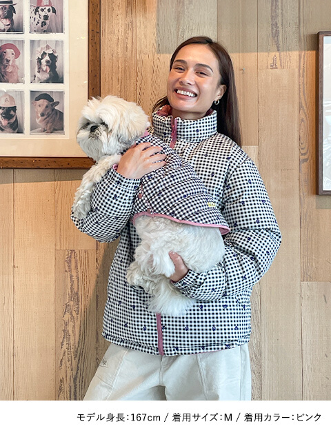 リバーシブル蓄熱ファイバーダウン ブランドのドッグデプト/DOG DEPT