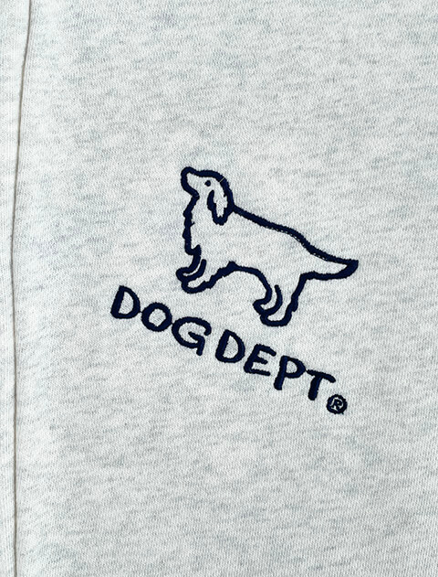 刺繍モチーフスウェットパンツ ブランドのドッグデプト/DOG DEPT