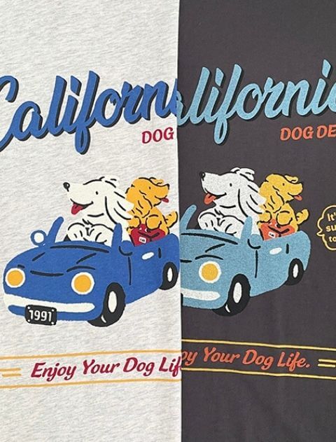 California ドライブ　ロンT   ブランドのドッグデプト/DOG DEPT
