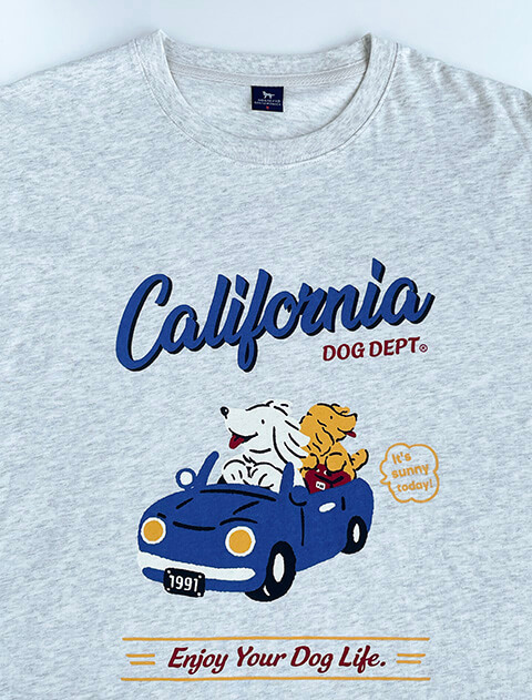 California ドライブ　ロンT   ブランドのドッグデプト/DOG DEPT
