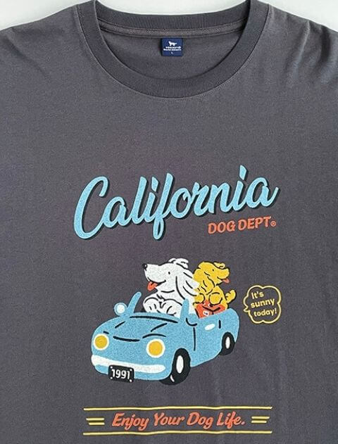 California ドライブ　ロンT   ブランドのドッグデプト/DOG DEPT