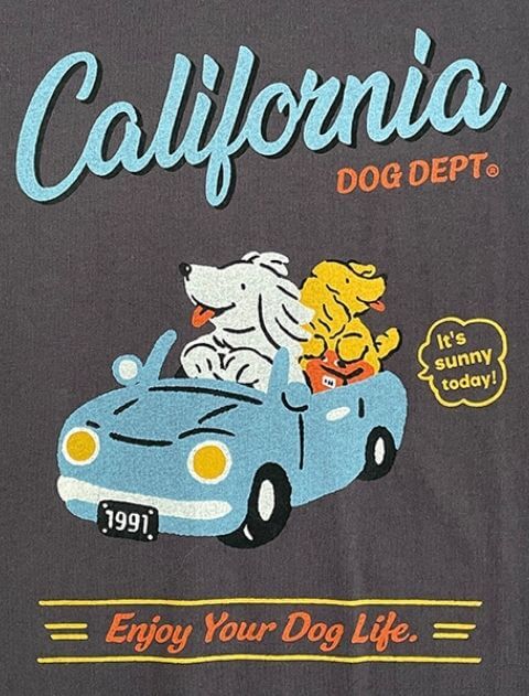 California ドライブ　ロンT   ブランドのドッグデプト/DOG DEPT
