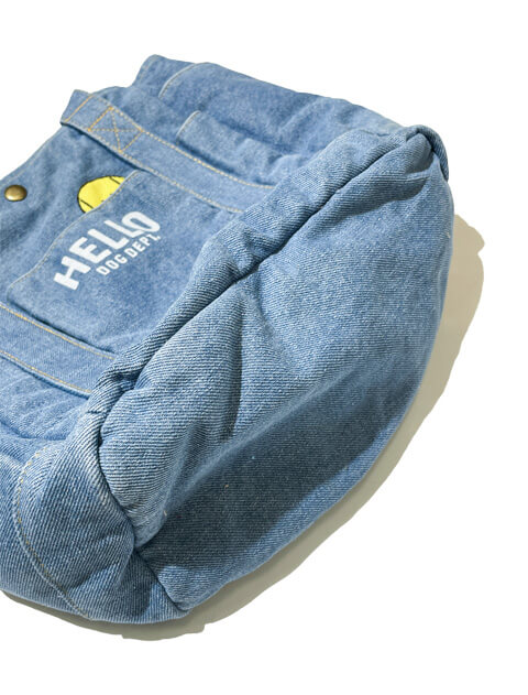rakkyo　DOG DEPT ウッド&デニムドッグハウス　ドッグデプト 期間限定アウトレット》【DOG GOODS】ウッド＆デニム ドッグハウス