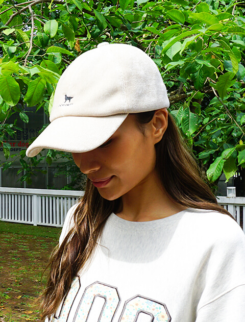 ブランドのドッグデプト/DOG DEPT ベロアキャップ 