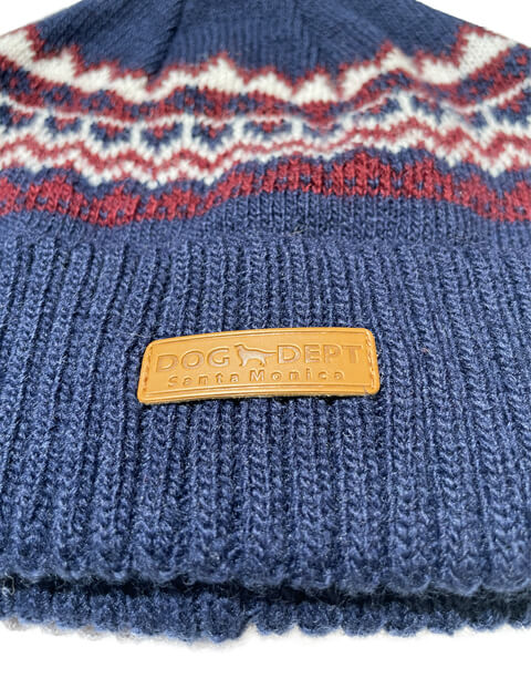 ブランドのドッグデプト/DOG DEPT ジャガードニットキャップ 