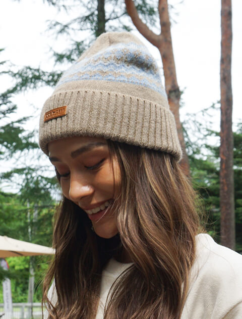 ブランドのドッグデプト/DOG DEPT ジャガードニットキャップ 