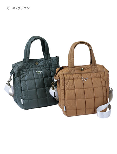 ブランドのドッグデプト/DOG DEPT キルティングお散歩ミニショルダー