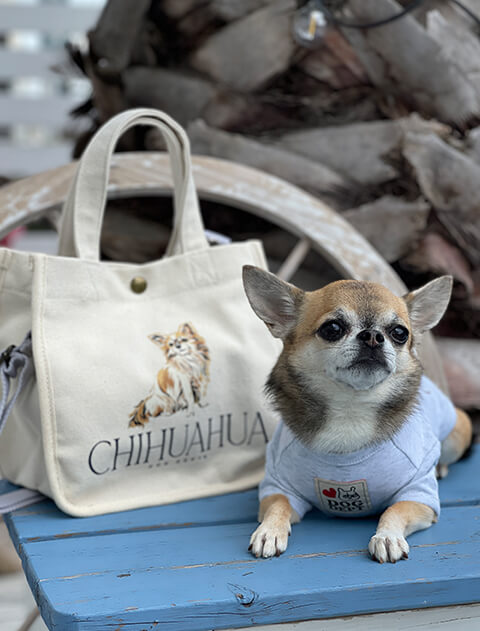 ポワラーヌ リネントート 犬 刺繍 入手困難】ポワラーヌ リネン トート