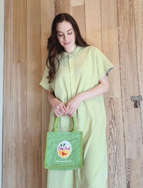 ブランドのドッグデプト/DOG DEPT カラージュートバッグ