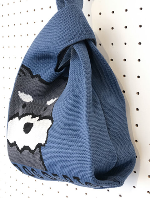 ブランドのドッグデプト/DOG DEPT キャンバスドッグニットバッグ