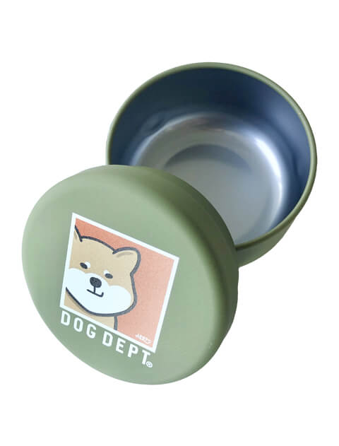 キャンバスドッグおやつ缶 ブランドのドッグデプト/DOG DEPT