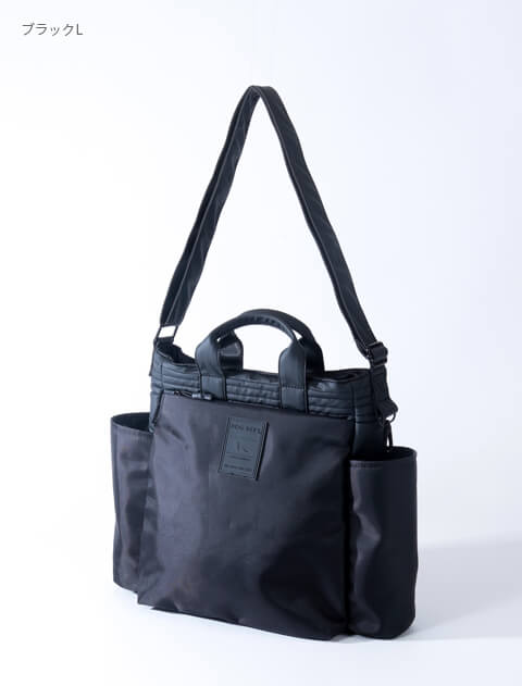 DOG DEPT ロゴメッシュお散歩バッグ☆ブラック GOODS】メッシュお散歩バッグ