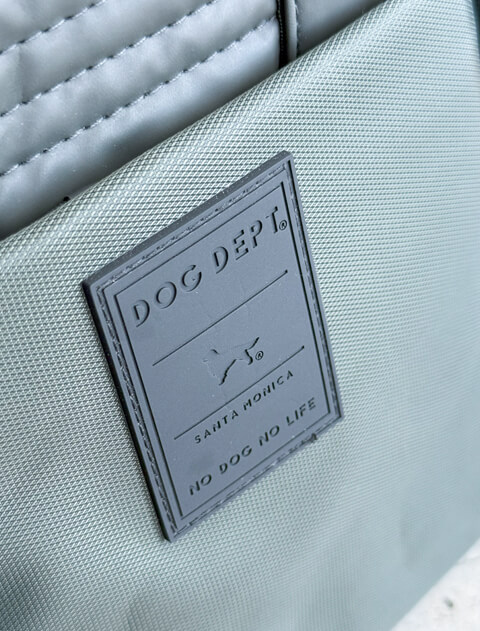 ブランドのドッグデプト/DOG DEPT ポリ×PU 切り替え縦型お散歩バッグ