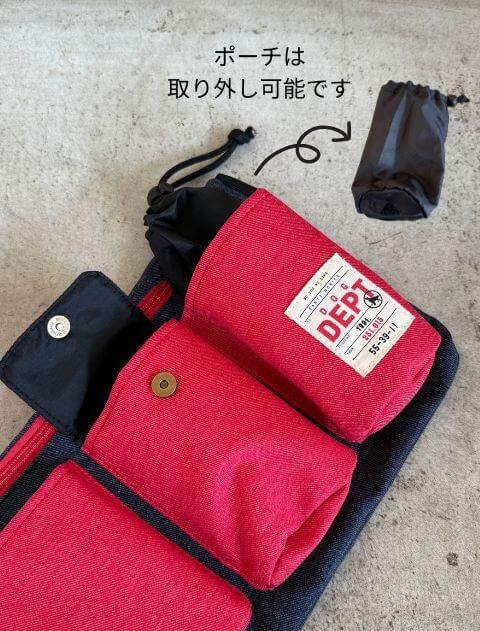 ブランドのドッグデプト/DOG DEPT デニムライクエプロンバッグ