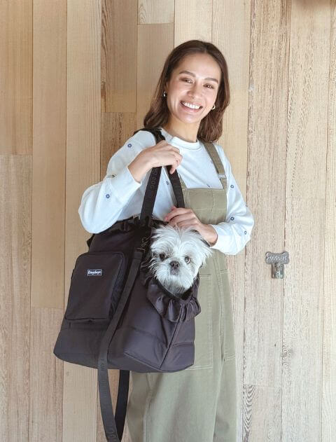 【DOG GOODS】フリルキャリーバッグ