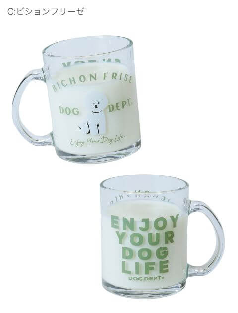 ブランドのドッグデプト/DOG DEPT 犬種グラスマグ