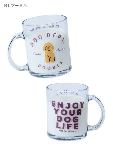 ブランドのドッグデプト/DOG DEPT 犬種グラスマグ